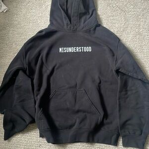 Black “ misunderstood” hoodie